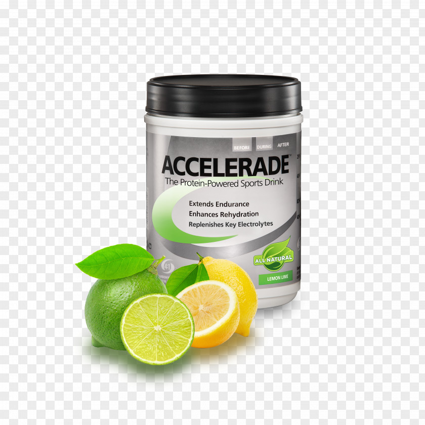 Lemon Lime Sports & Energy Drinks Accelerade Serving Size Protein PNG