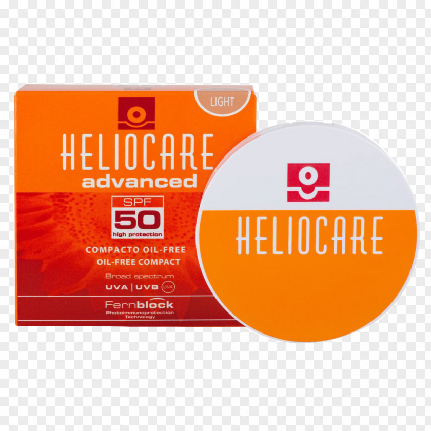 Oil Light Sunscreen Factor De Protección Solar Cosmetics Heliocare Color Compact Oil-Free SPF 50 Broad Spectrum UVB/UVA PNG