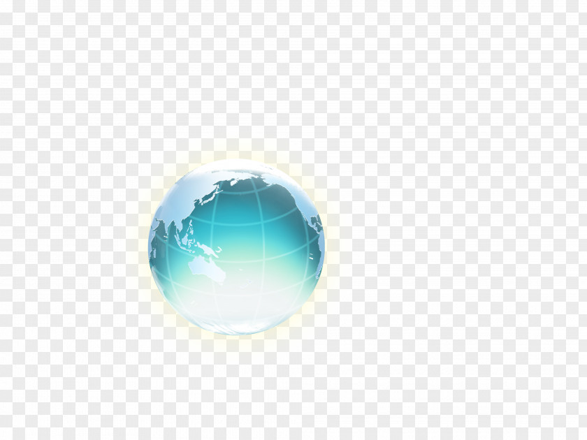 Blue Earth Decoration Wallpaper PNG