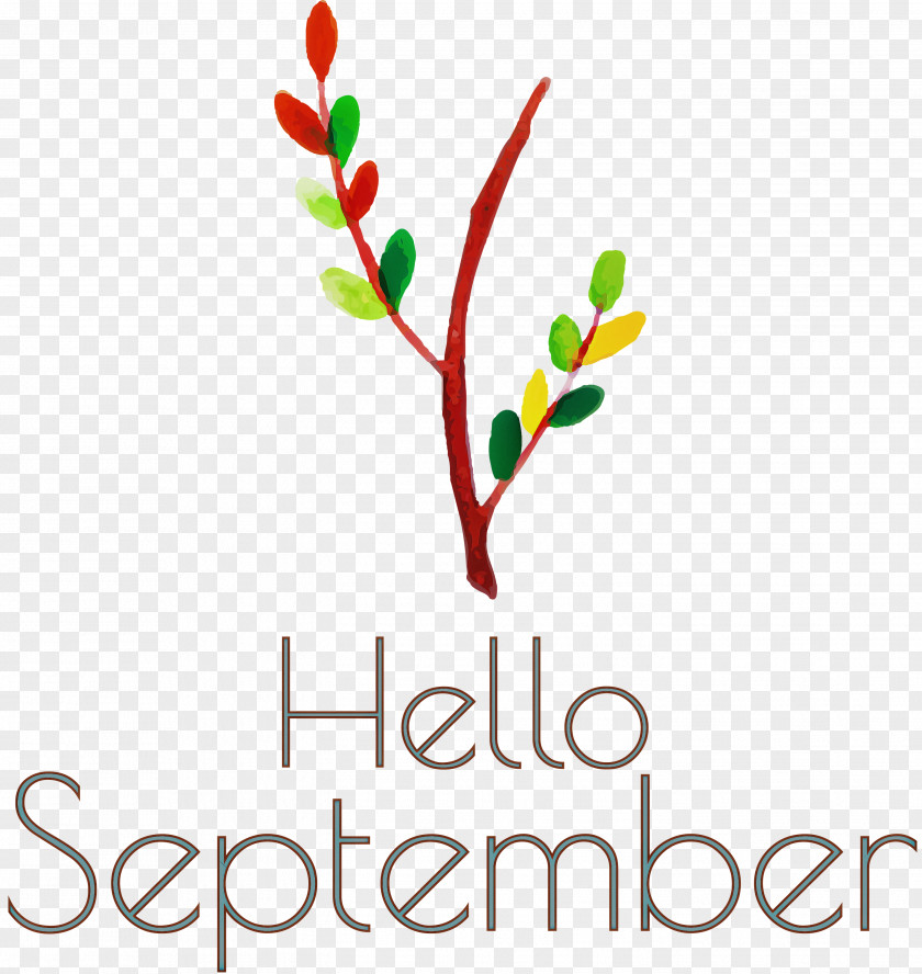 Hello September September PNG