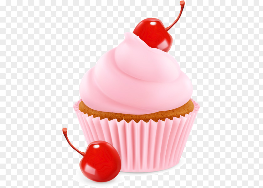 Ice Cream Cupcake Muffin Fruit PNG