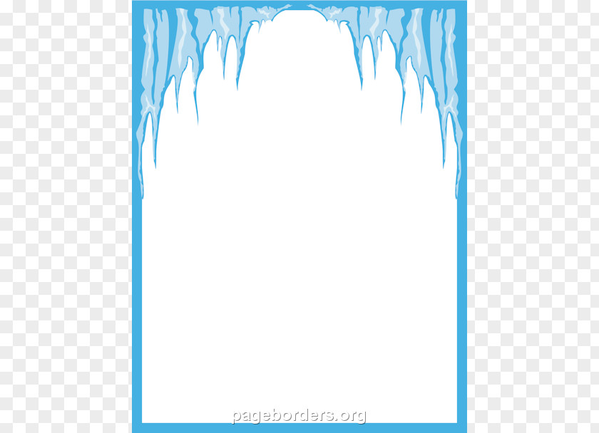 Icicles Cliparts Border Icicle Winter Clip Art PNG