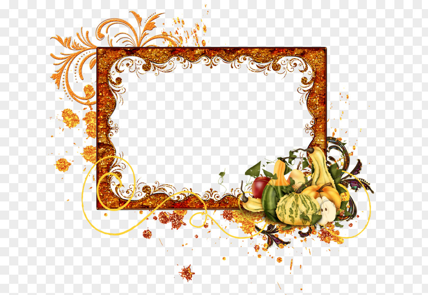 Autumn Invitation Card Picture Frames Photography Light PNG