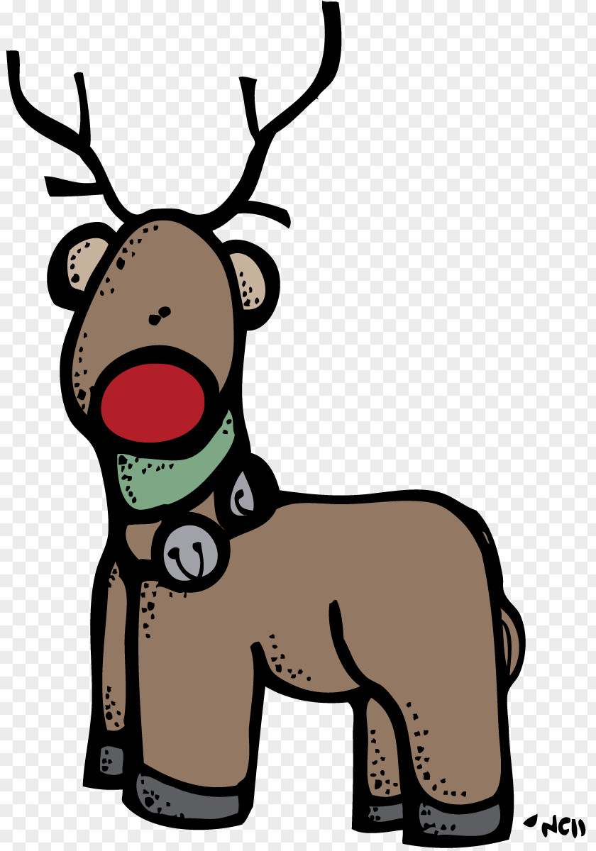 Deer Antlers Rudolph Christmas Drawing Clip Art PNG