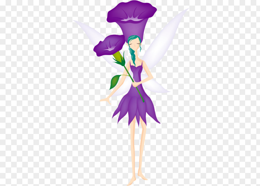 Flower Elf Cartoon Illustration PNG