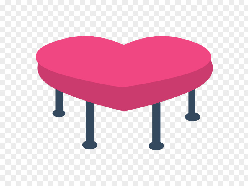 Heart Coffee Tables Valentine's Day Clip Art PNG