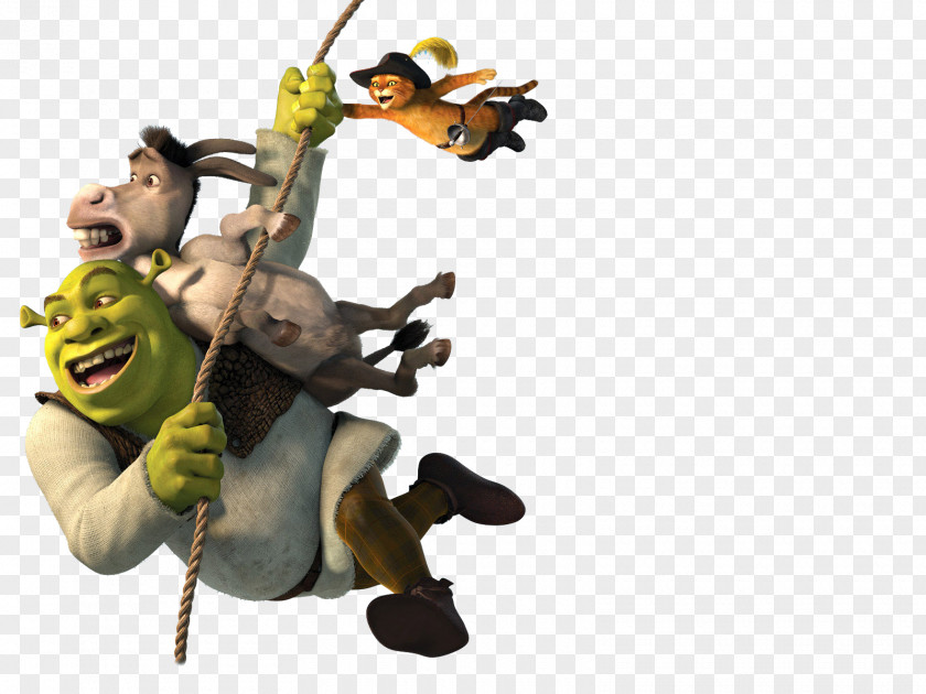 Shrek The Third Donkey Puss In Boots Gingerbread Man Princess Fiona PNG