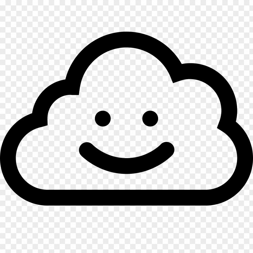 Smiley Cloud Computing Clip Art PNG