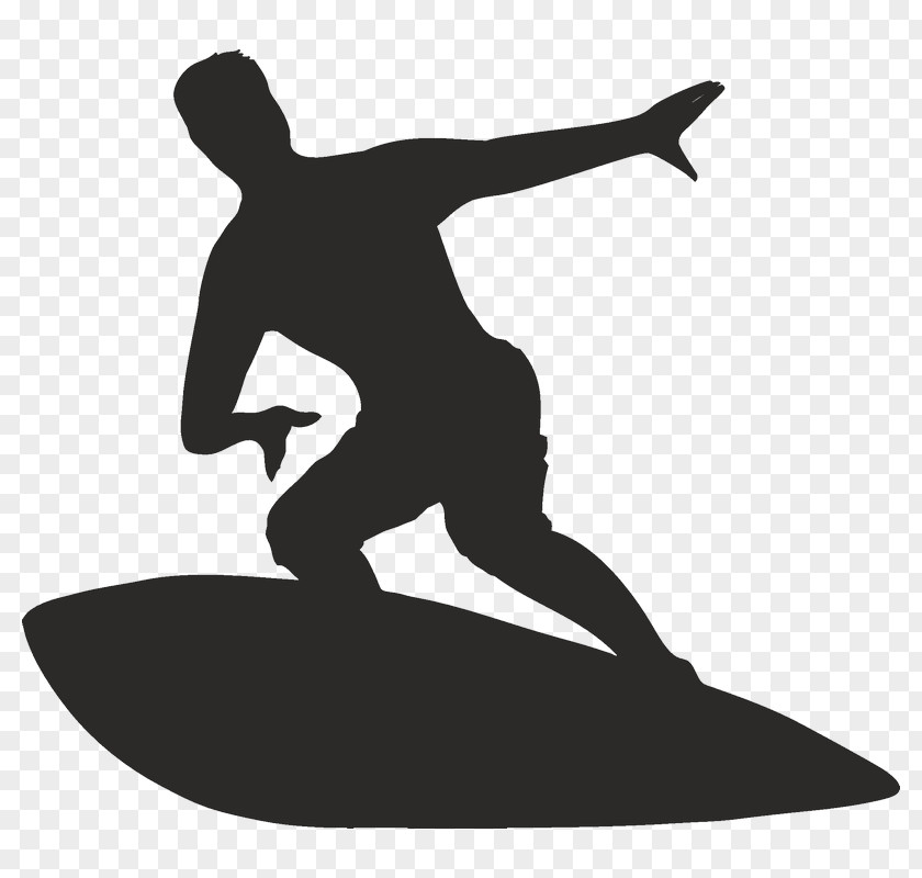 Surfing Wall Decal Windsurfing Silhouette Sticker PNG