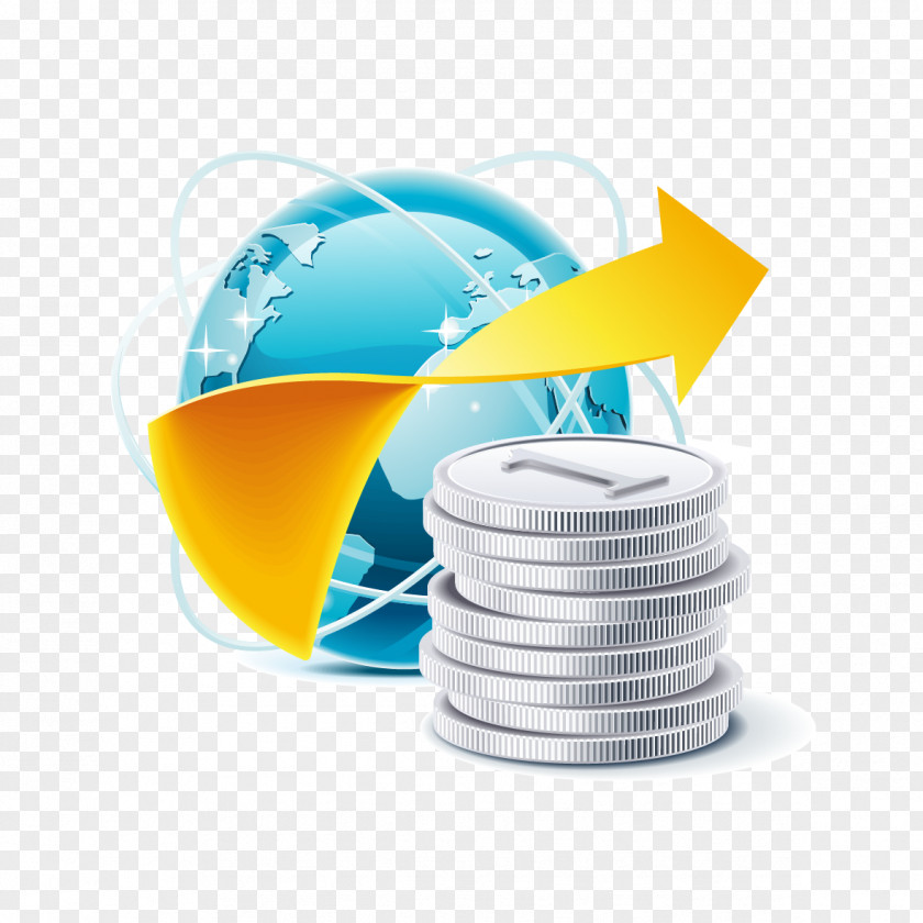 Vector Arrows And Earth Finance Loan Bond Icon PNG