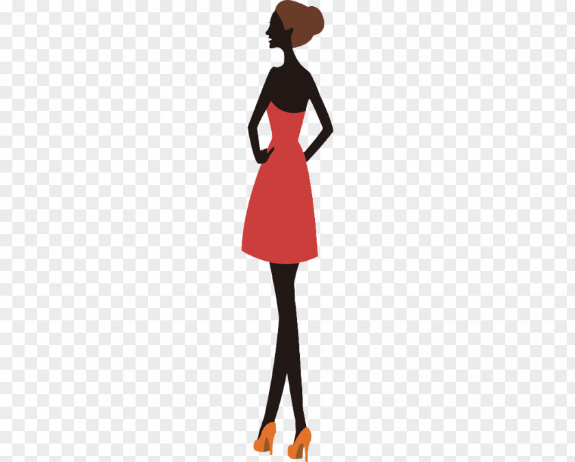 Model Woman Cartoon Adobe Illustrator Illustration PNG