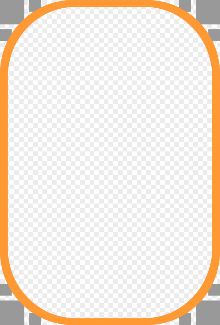 Orange Border Frame Clipart Picture Clip Art PNG