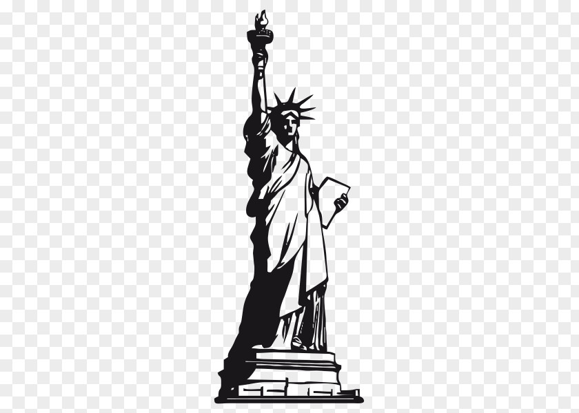 Statue Of Liberty Postal Connections Wall Decal West 39th Street PNG