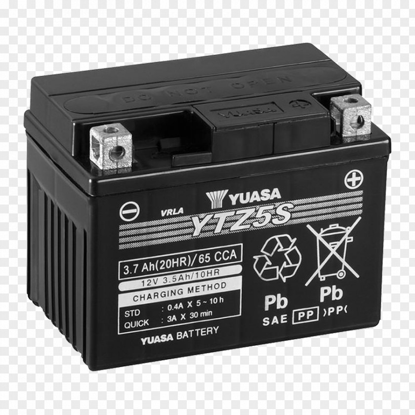 Automotive Battery Electric GS Yuasa VRLA Ampere Hour PNG