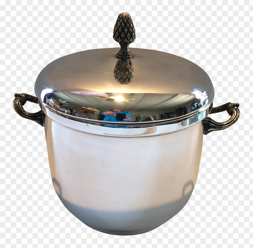 Ice Bucket Lid Metal Stock Pots Cookware Accessory Olla PNG