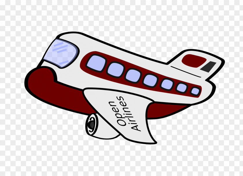 Plane Airplane Cartoon Clip Art PNG