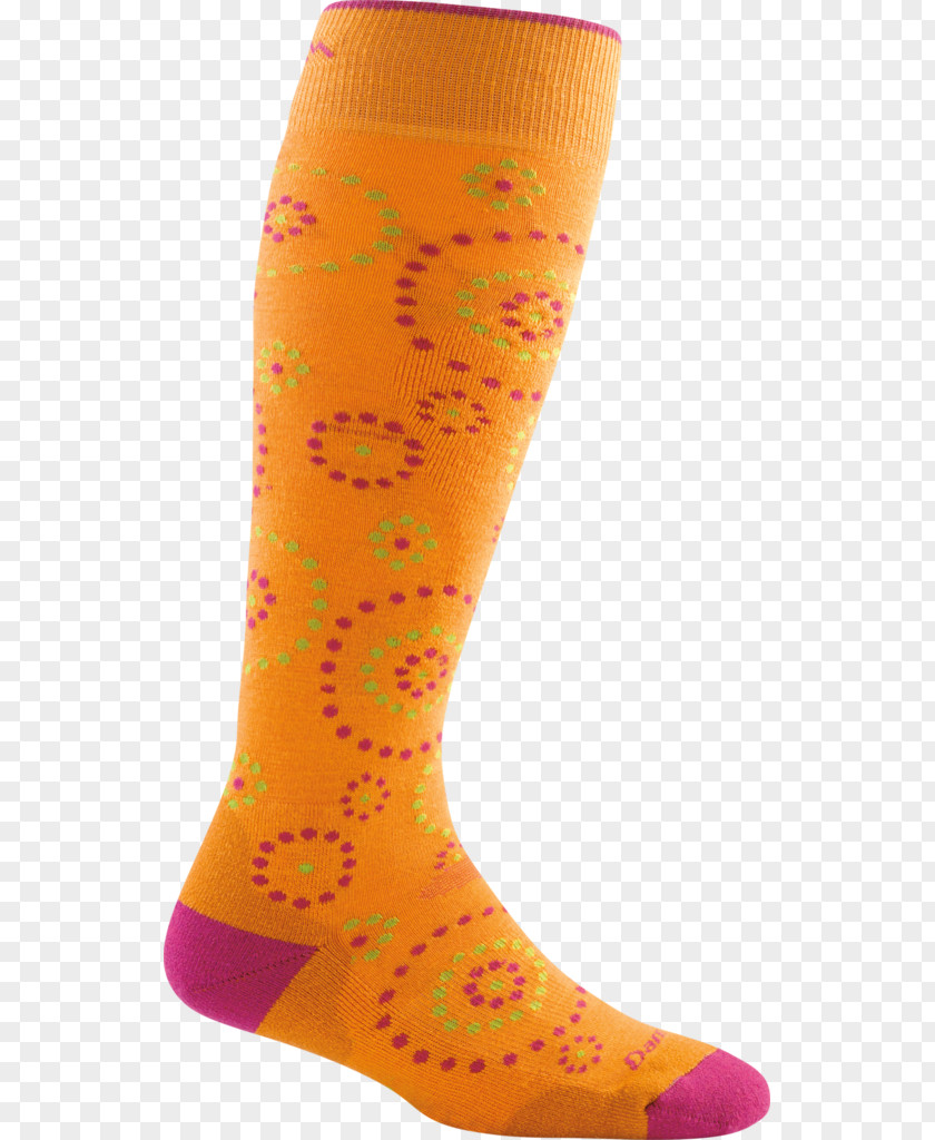 Skiing Sock Merino Wool PNG