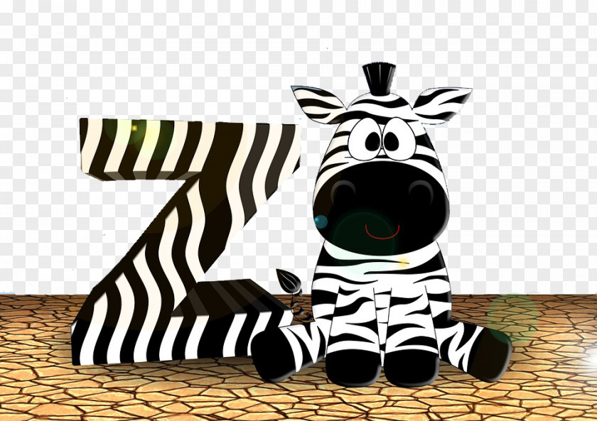 Stripe Letter Z Alphabet Education Reading PNG