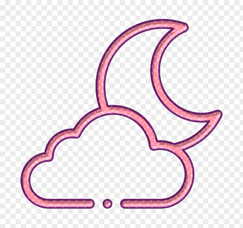 Weather Icon Cloudy Night PNG