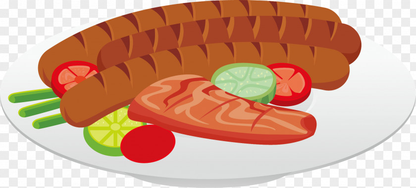 Western Bacon Hot Dog European Cuisine Sausage Beefsteak PNG