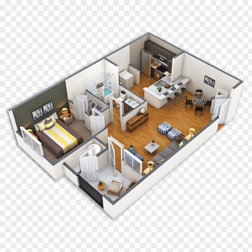 Aqua Park Floor Plan House Apartment Home Bedroom PNG