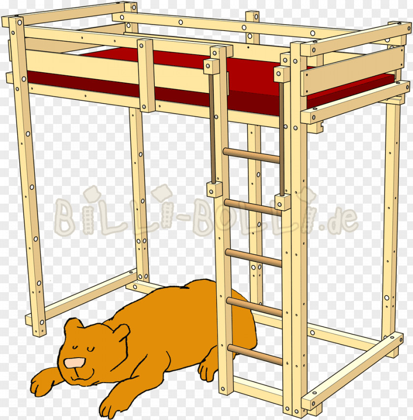 Bed Bunk Frame Furniture Room PNG