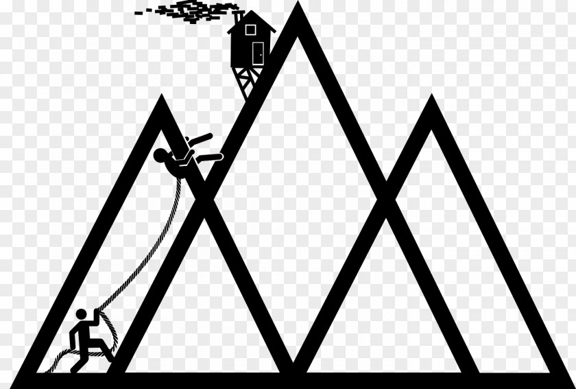 Mountain Climbing Triangle Flickr Room Shelf Oil PNG
