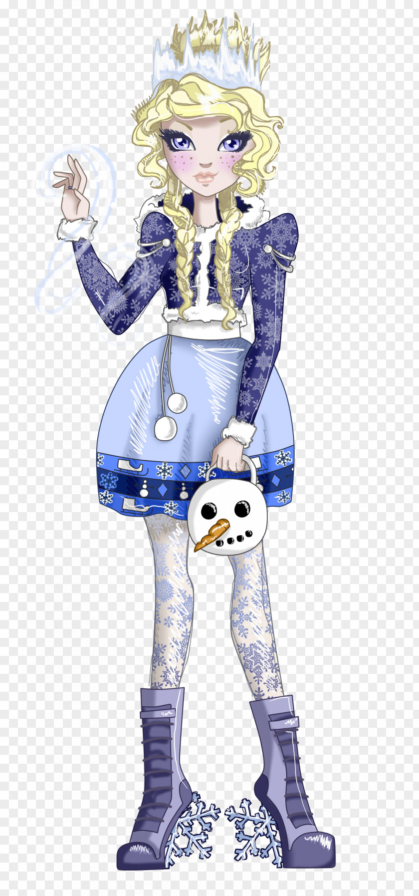 Winter Jasmine Jack Frost Queen Ever After High YouTube Elsa PNG