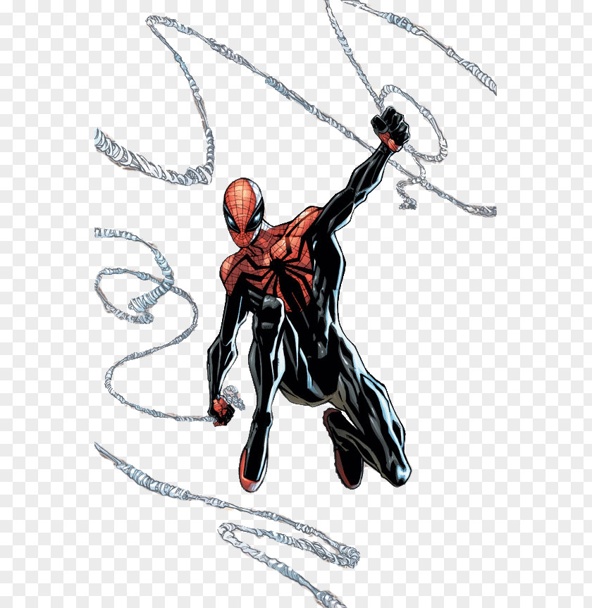 Comics Painting The Superior Spider-Man Dr. Otto Octavius Venom Miles Morales PNG