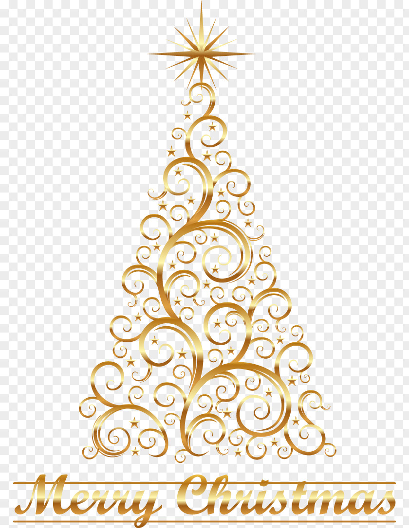 Gold Lace Christmas Tree Stars Canvas Ornament Decoration PNG