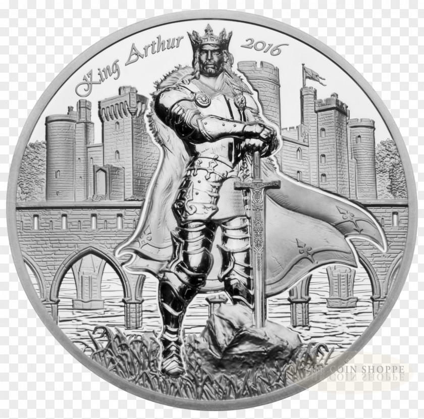 KING ARTHUR King Arthur Guinevere Coin Camelot Round Table PNG