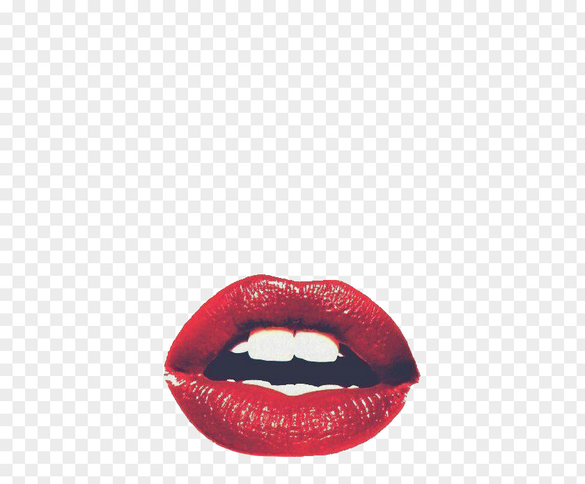 Red Lips Drawing Lipstick Clip Art PNG