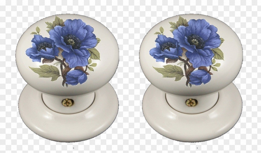 Vase Porcelain Cobalt Blue Chatsworth House PNG