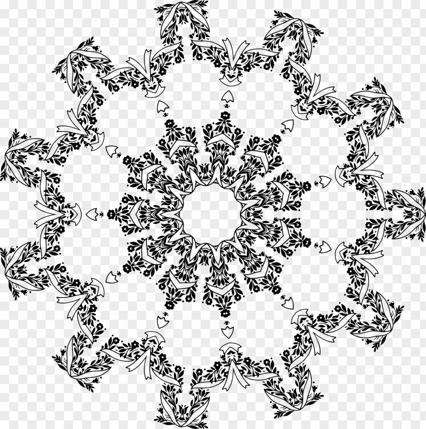 Floral Ornamental Clip Art PNG