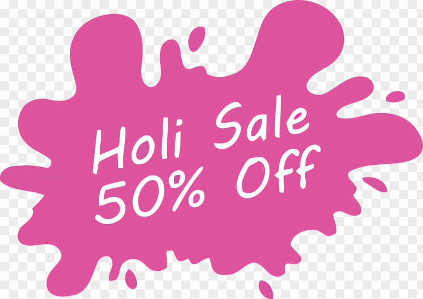 Holi Sale Offer Happy PNG