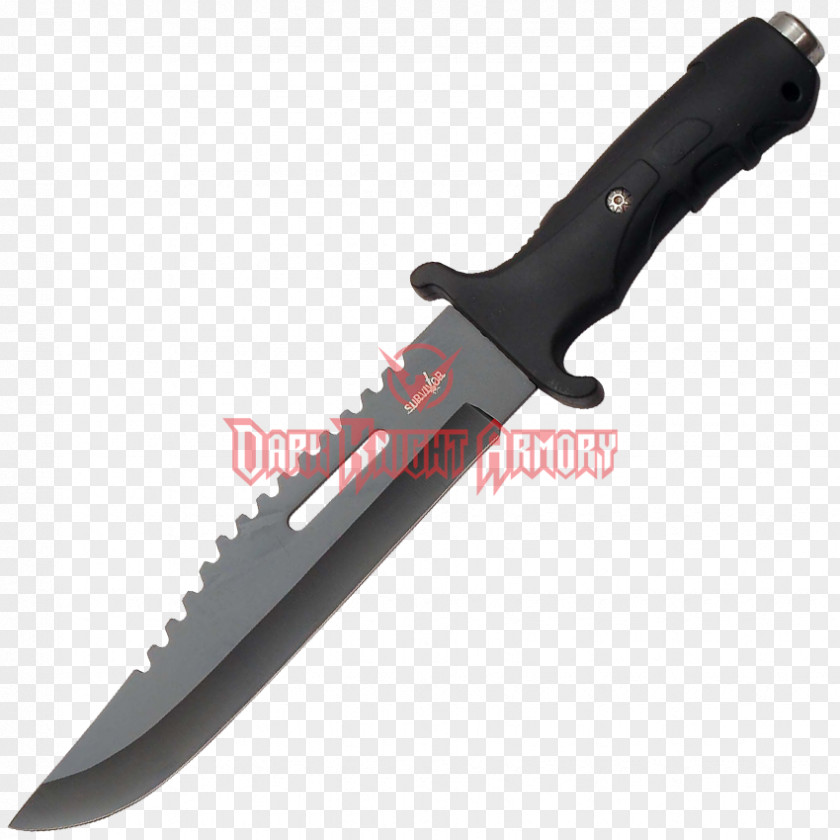 Serrated Bowie Knife Hunting & Survival Knives Utility Throwing PNG