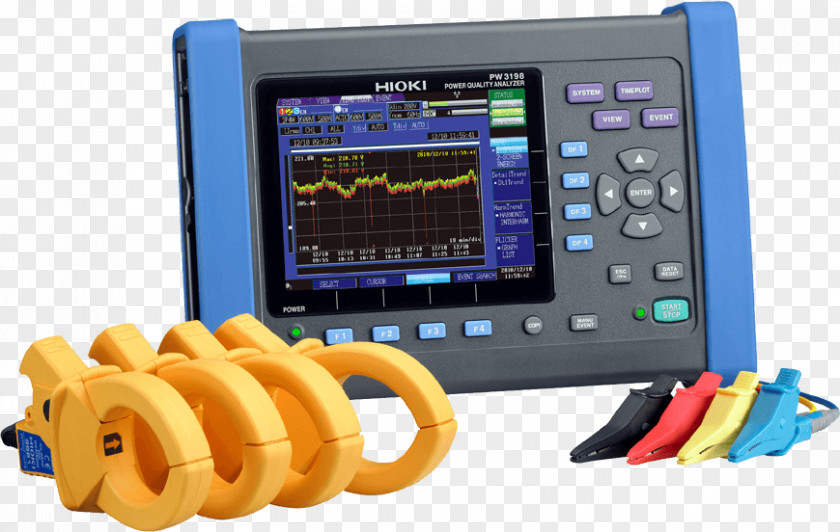 Electric Power Quality Hioki E.E. Corporation Company Analyser Measuring Instrument PNG
