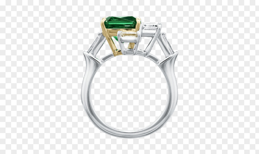 Emerald Earring Engagement Ring Harry Winston, Inc. PNG