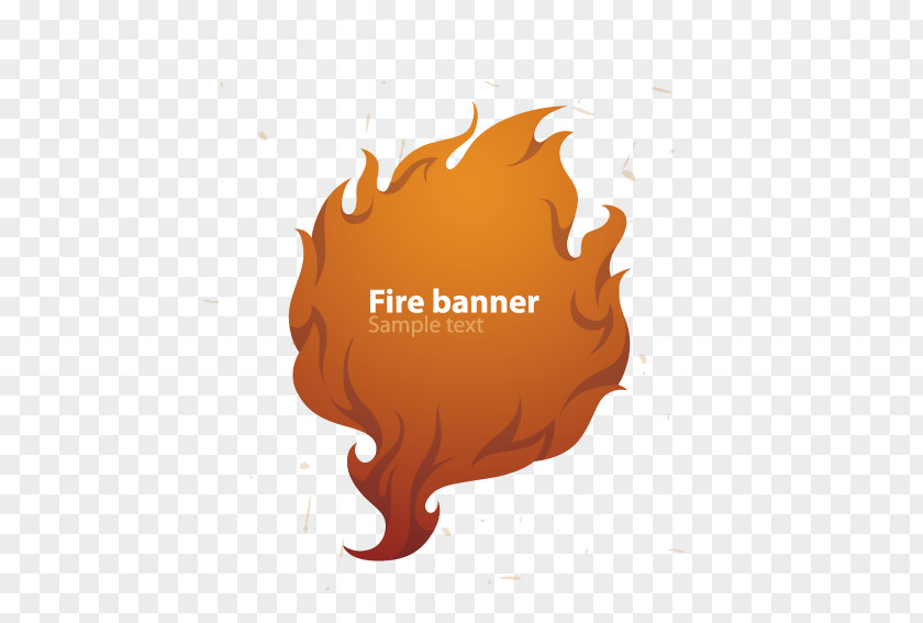 Flame Logo Explosion Speech Balloon PNG