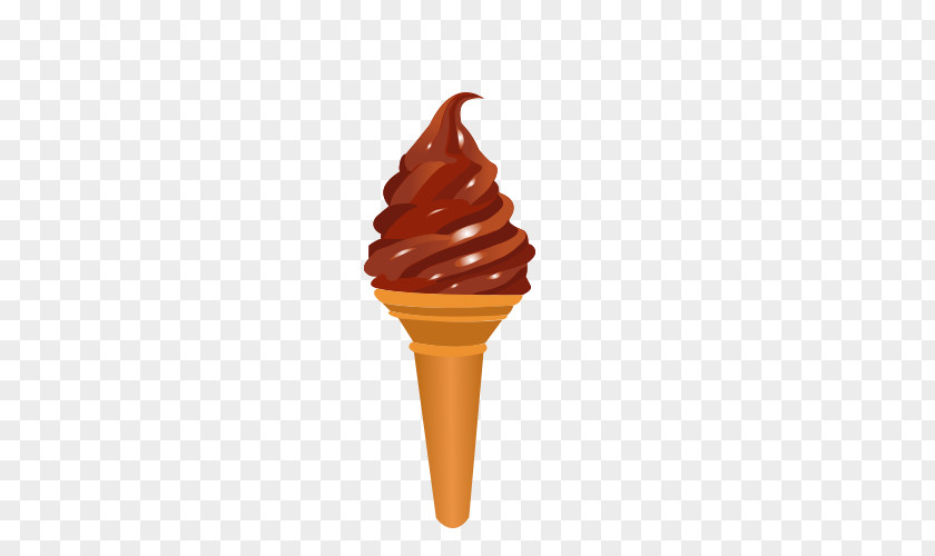 Ice Cream Cone Sundae Chocolate PNG
