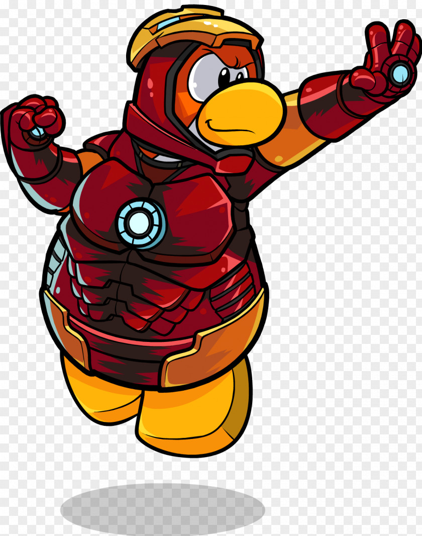 Ironman Iron Man Club Penguin Bird Run Marvel Comics PNG