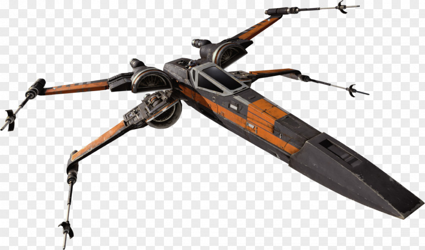 Star Wars Poe Dameron X-wing Starfighter TIE Fighter The Force PNG