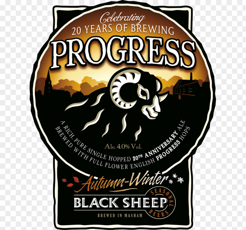 Black Sheep Brewery Russian Imperial Stout Logo PNG
