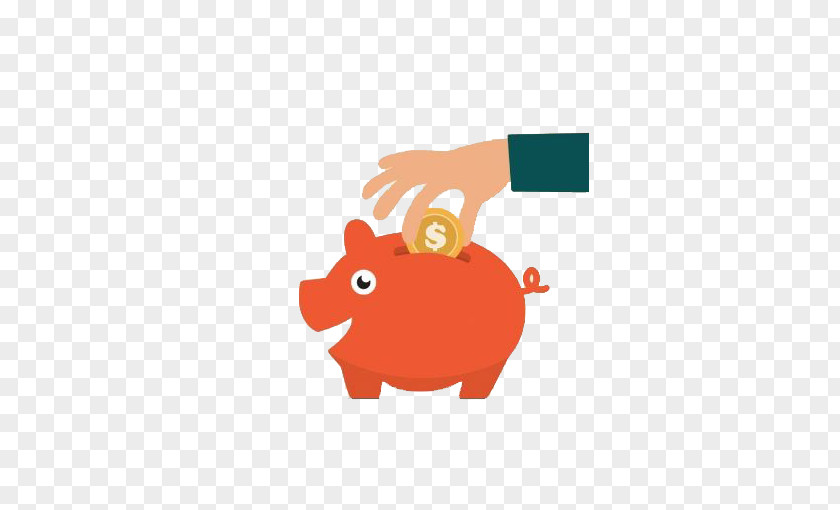 Cartoon Piggy Bank PNG