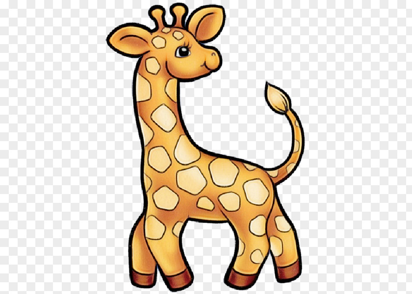 Fawn Wildlife Giraffidae Giraffe Animal Figure Cartoon PNG