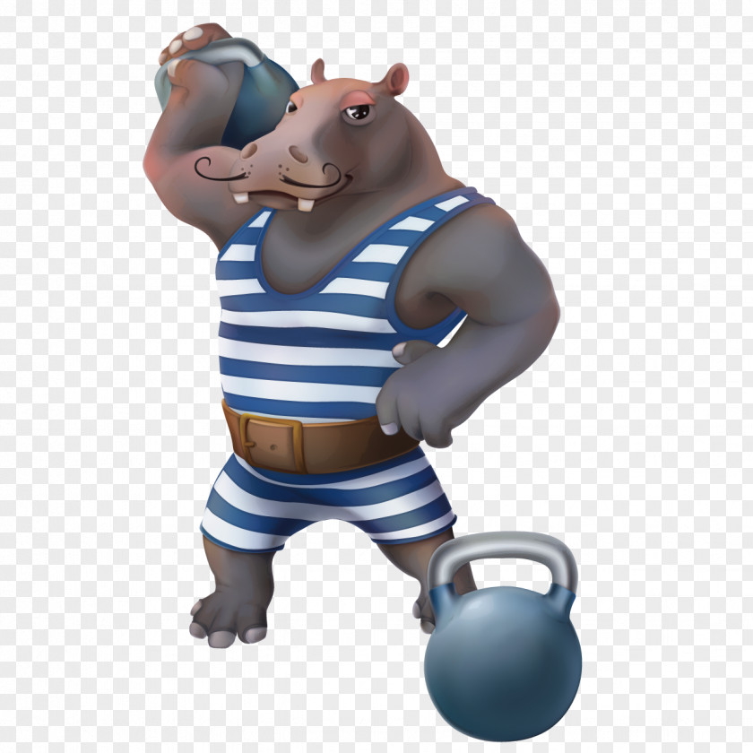 Hippo Sports Circus Juggling Royalty-free Illustration PNG