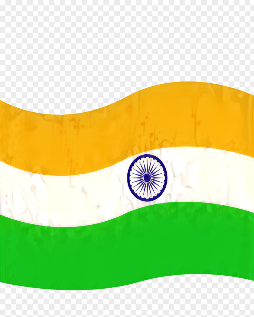 Indian People Yellow India Independence Day Flag PNG