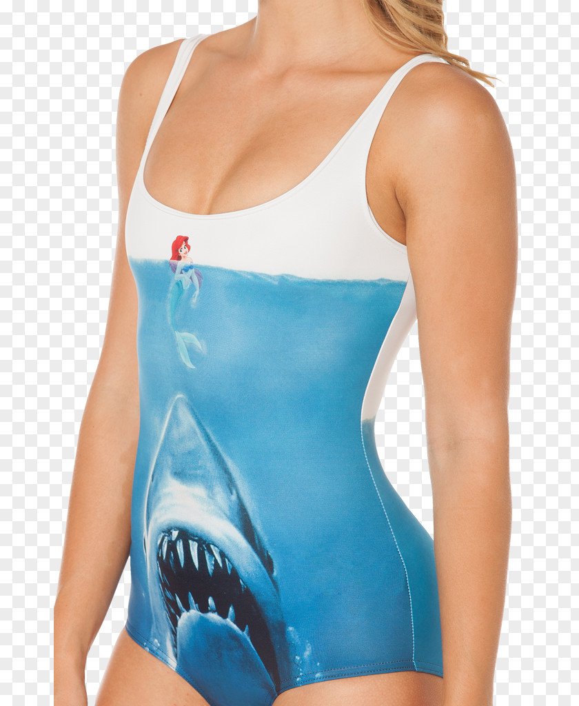 Swimming Suit Shark One-piece Swimsuit Mermaid Ariel PNG