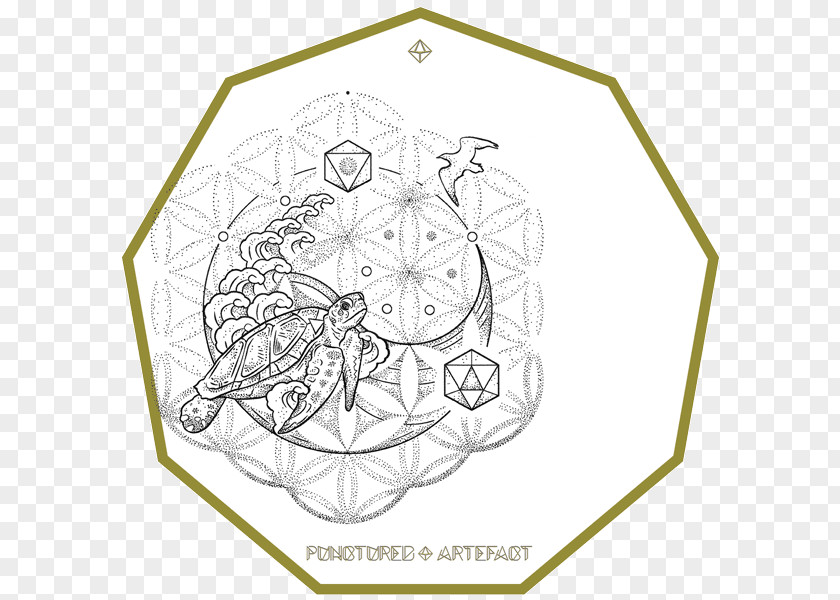 Symbol Yin And Yang Sacred Geometry Design PNG