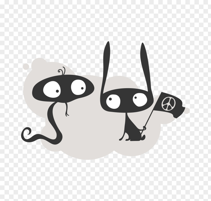 Take The Little Bunny Of Flag Paper Sticker PNG